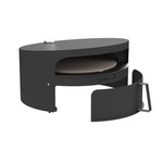 TUINHAARD FORNO GAP L + DEUR EN PIZZAOVEN - CORTENSTAAL