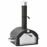 Pizzaoven tuinhaard houtgestookt 218x63x51cm