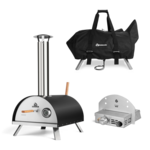 Burnhard Pizzaoven Outdoor NERO incl. gasmodule en transportdeksel
