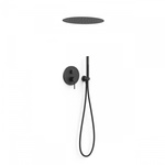 Regendoucheset Inbouw Tres Slim Exclusive Met Plafonddouche en Handdoucheset met Staafhanddouche Mat Goud Tres