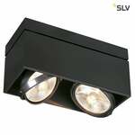 SLV NUMINOS S 1004395 LED-plafondlamp Zwart 11 W Warmwit Geschikt voor wandmontage