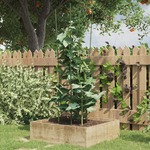 VidaXL Plantensteunen 5 st met 3 ringen 45 cm staal groen