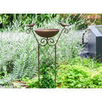 VidaXL Plantensteunen 5 st met 3 ringen 45 cm staal groen
