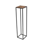 Plantentafel Jayden - zwart - 85x35x35 cm - Leen Bakker