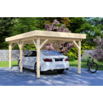 Carport 300x500 cm plat dak - Van Kooten