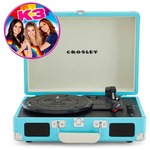Crosley Cruiser Plus Platenspeler Met Bluetooth In/Uit - K3 Turquoise (RSD 2022) LAATSTE STUKS