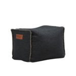 Cobana Square Pouf - Cobana Black - SACKit