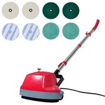 VidaXL 5-in-1 tweekoppige vloerschrobber & polijstmachine