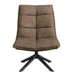 fauteuil Belmond 71 x 65 cm polyester/staal okergeel