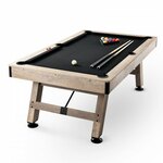 VidaXL Minipooltafel 3 feet 92x52x19 cm zwart en groen
