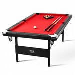 VidaXL Minipooltafel 3 feet 92x52x19 cm bruin en groen
