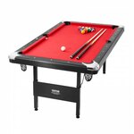 VidaXL Minipooltafel 3 feet 92x52x19 cm bruin en groen