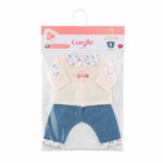 Set Streepjesjurk & accessoires - COROLLE blauw, gestreept