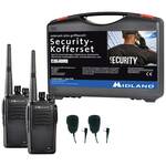 Midland G15 Pro PMR 4er Security-Koffer C1127.S4 PMR-portofoon Set van 4 stuks
