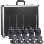 Alinco Team-Set DJ-A-446 KEP-24-AL 150105 PMR-portofoon Set van 5 stuks