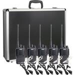 Alinco Team-Set DJ-PAX-4 + KEP-360-K 150100 PMR-portofoon Set van 10 stuks