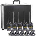 Alinco Team-Set DJ-PAX-4 + KEP-360-K 150098 PMR-portofoon Set van 5 stuks