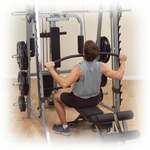 Body-Solid ProClubLine SPR500 Extended Half Rack
