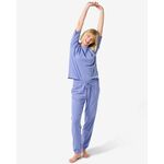 Grote Maten pyjamabroek, Dames, beige, Maat: 42/44, Viscose, Ulla Popken