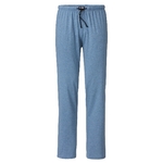 Phil & Co Phil & Co Heren Pyjamabroek Lang Geruit Flanel Blauw / Grijs