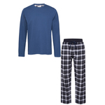 Pyjamabroek van bio-katoen, nachtblauw L