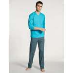Calida Calida herenpyjama 46660 lang dark sapphire