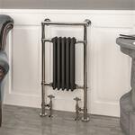 Continental Bromley Black (67,3x96,3 cm) Klassieke radiator 786 Watt Chroom