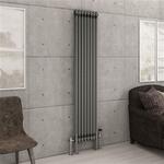 Eastbrook Imperia 2 koloms radiator 45x60cm 639W wit glans