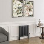 Eastbrook Imperia 3 koloms radiator 135x30cm 1436W antraciet