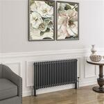 Eastbrook Imperia 3 koloms radiator 55x60cm 1134W antraciet