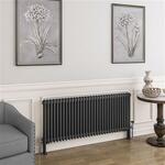 Eastbrook Imperia 3 koloms radiator 60x60cm 1081W antraciet