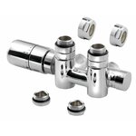 Sapho Twin Combi radiator m/o aansluitset rechts chroom