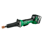 Hikoki GP18DBWGZ Accu rechte slijpmachine | 18V | 50 mm | Dodemansschakelaar | 2 x 5.0 Ah | In kunststof koffer - GP18DBWGZ