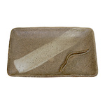 Zwart/Bruin Rechthoekig Bord - Large Plates - 37 x 15cm