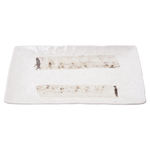 Wit Rechthoekig Bord - Minoyaki - 31 x 17cm
