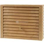 Capi Nature Rib regenton bruin 130L met plantenbak