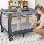 Reisbedje First'bed grijs