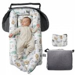 Deryan reisbed Baby Luxe junior 120 x 75 x 50 cm polyester zwart