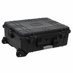 Flightcase op wieltjes 58x45x27 cm PP zwart