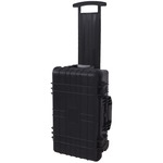 Flightcase op wieltjes 63x50x23 cm PP zwart