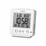 Hama digitale radiogestuurde lcd wekker rhodos wit