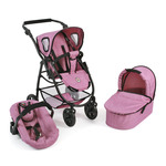 Duo JANE met kinderwagen Kawai + Matrix Light 2 autostoel zwart (cold black)