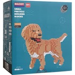 Balody golden retriever hond met nanoblocks mini lego bouwstenen 824 onderdelen