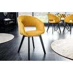 Design stoel NORDIC STAR antiek grijze houten poten - 43423