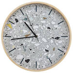 Retro houten ronde ' Single-sided Gear Clock Wandklok nummer Diameter: 80cm (goud)