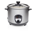 Tomado TRC1001S - Rijstkoker - 5 porties - Warmhoudfunctie - Anti aanbaklaag - RVS design