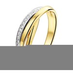 TFT Ring Diamant 0.075ct H SI Bicolor Goud