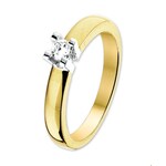 TFT Ring Diamant 0.02ct H SI Bicolor Goud