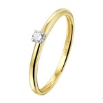 TFT Ring Diamant 0.09ct H SI Bicolor Goud