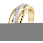 TFT Ring Diamant 0.47ct H SI Bicolor Goud